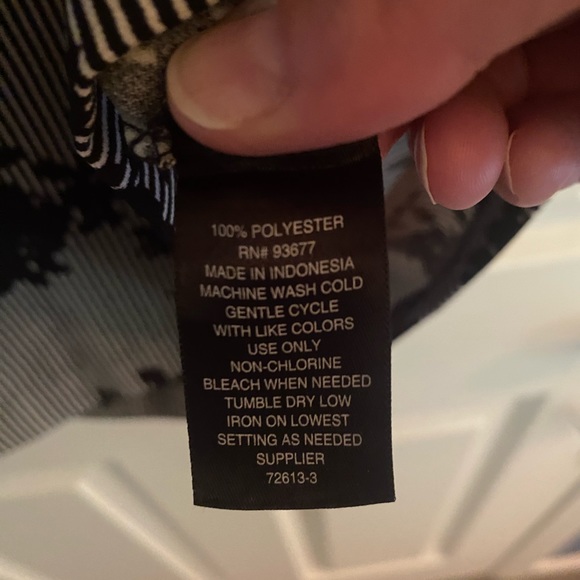 NWOT Worthington Floral Striped Shift Dress, size XL - Picture 3 of 6